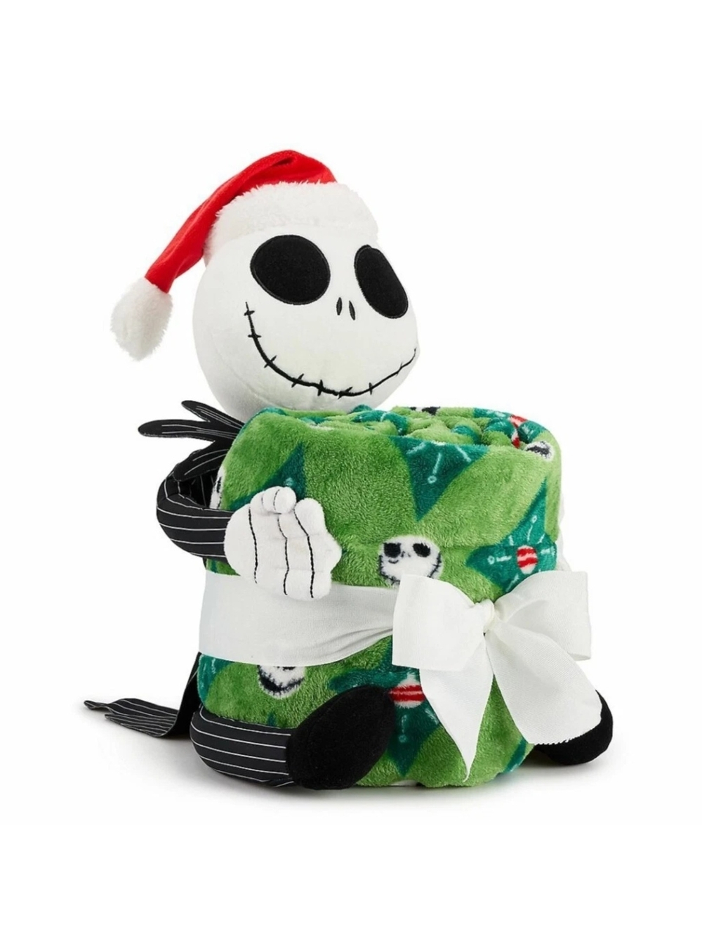 Disney Nightmare Before Christmas Santa Jack Plush & Throw Blanket Set